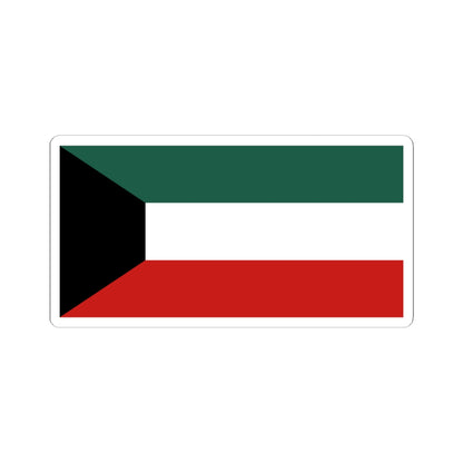 Flag of Kuwait Variant (Kuwait) STICKER Vinyl Kiss-Cut Decal