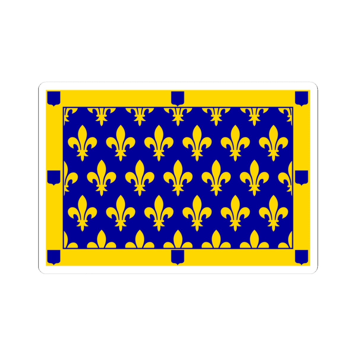 Flag of Ardeche (France) STICKER Vinyl Kiss-Cut Decal