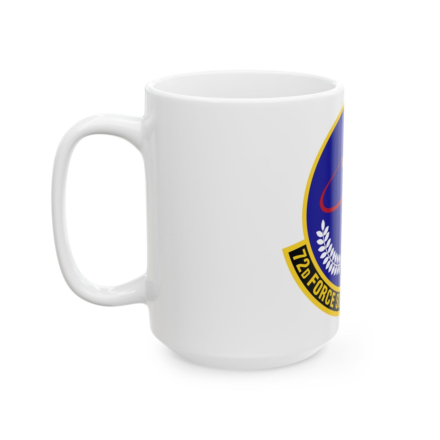 72d Force Support Squadron (U.S. Air Force) White Coffee Mug-The Sticker Space