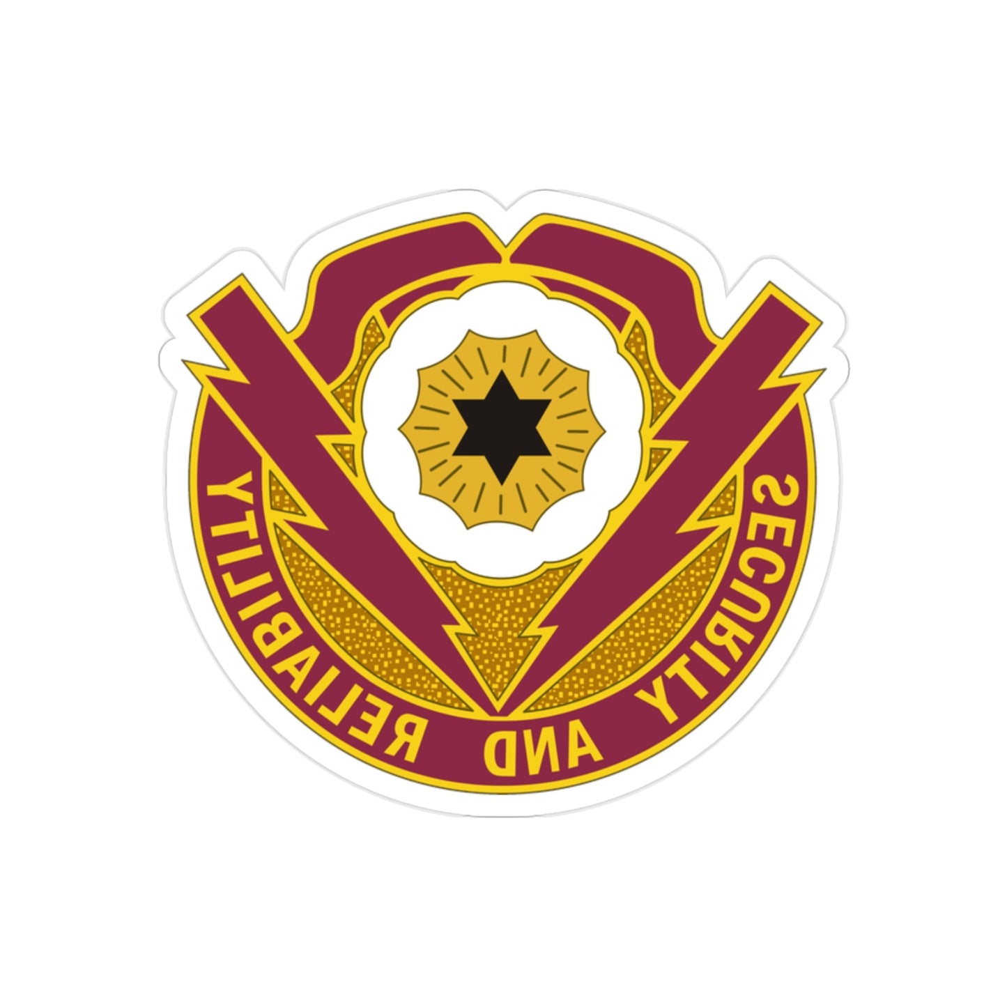 72nd Brigade Support Battalion 72nd BSB (U.S. Army) REVERSE PRINT Transparent STICKER-2" × 2"-The Sticker Space