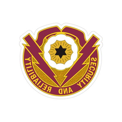 72nd Brigade Support Battalion 72nd BSB (U.S. Army) REVERSE PRINT Transparent STICKER-3" × 3"-The Sticker Space