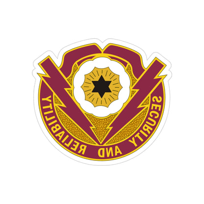 72nd Brigade Support Battalion 72nd BSB (U.S. Army) REVERSE PRINT Transparent STICKER-4" × 4"-The Sticker Space