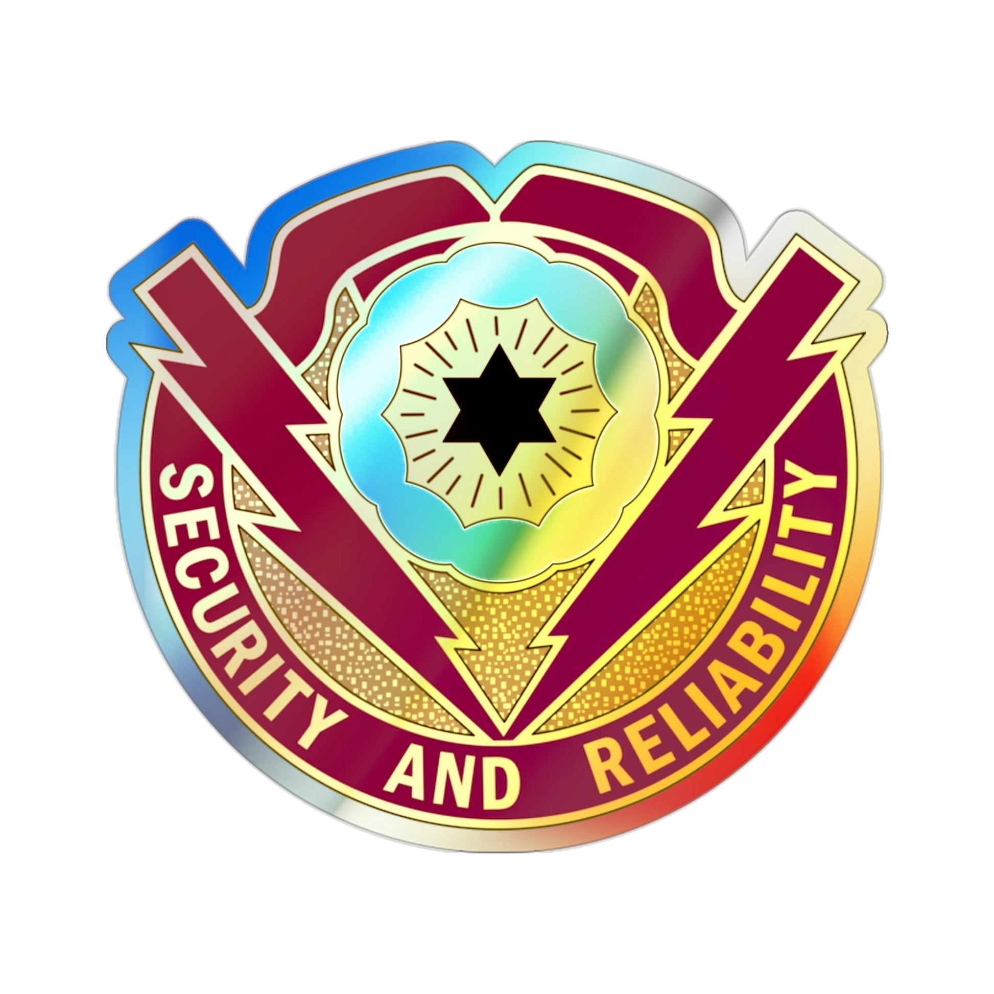 72nd Brigade Support Battalion (U.S. Army) Holographic STICKER Die-Cut Vinyl Decal-2 Inch-The Sticker Space