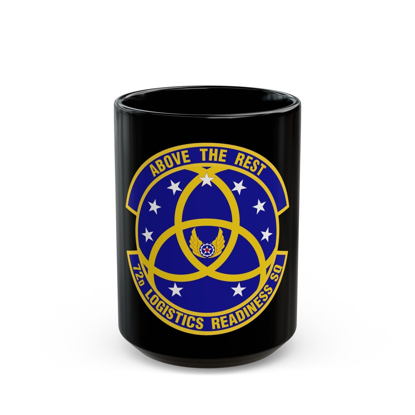 72nd Logistics Readiness Squadron (U.S. Air Force) Black Coffee Mug-15oz-The Sticker Space