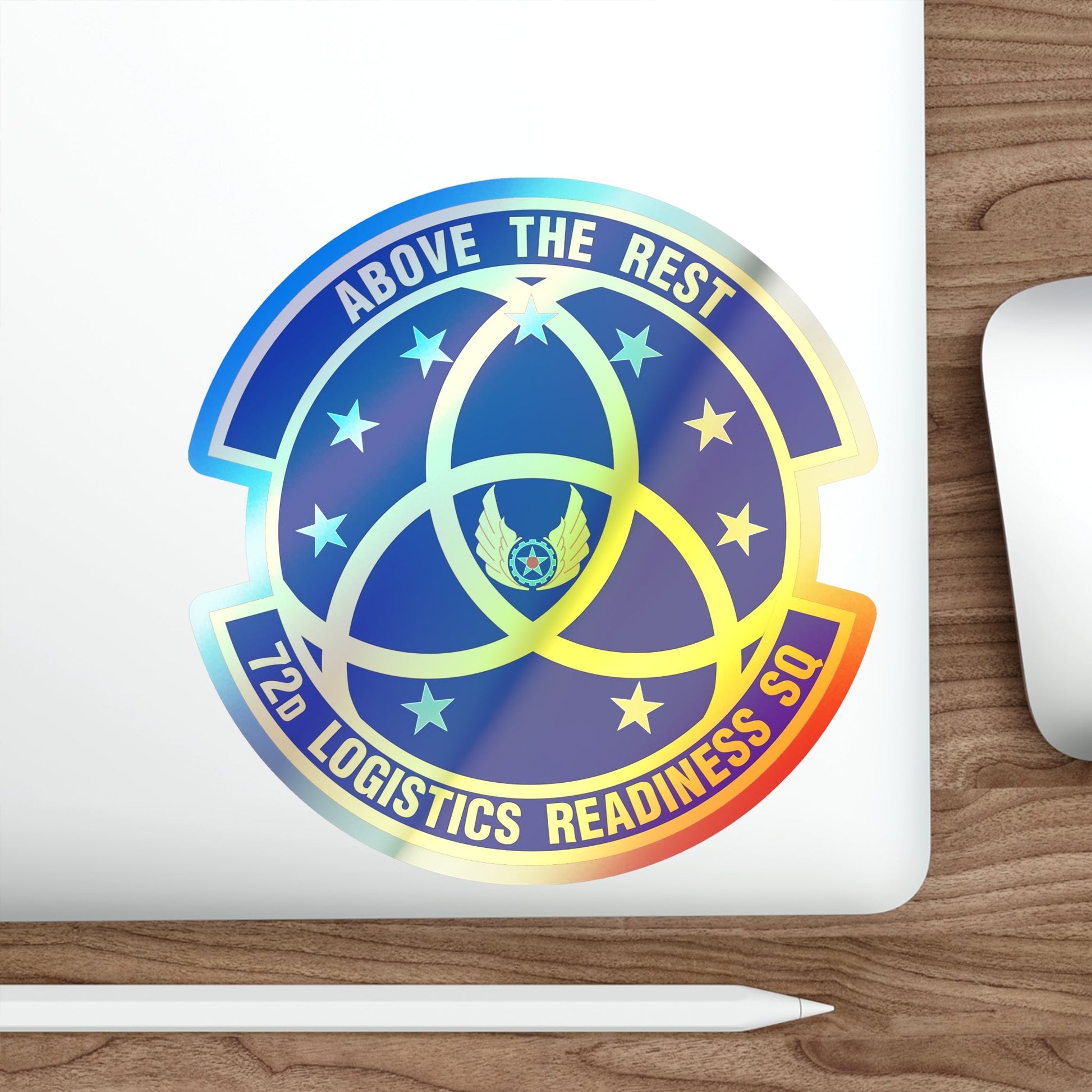 72nd Logistics Readiness Squadron (U.S. Air Force) Holographic STICKER Die-Cut Vinyl Decal-The Sticker Space