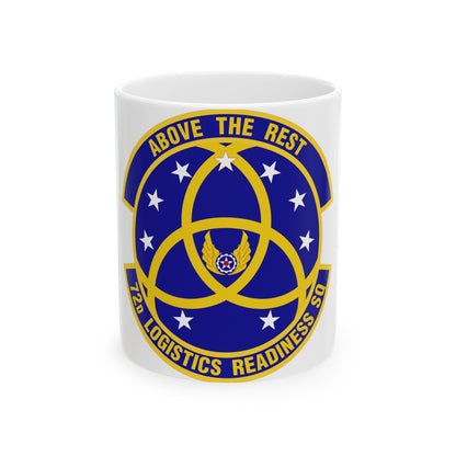 72nd Logistics Readiness Squadron (U.S. Air Force) White Coffee Mug-11oz-The Sticker Space