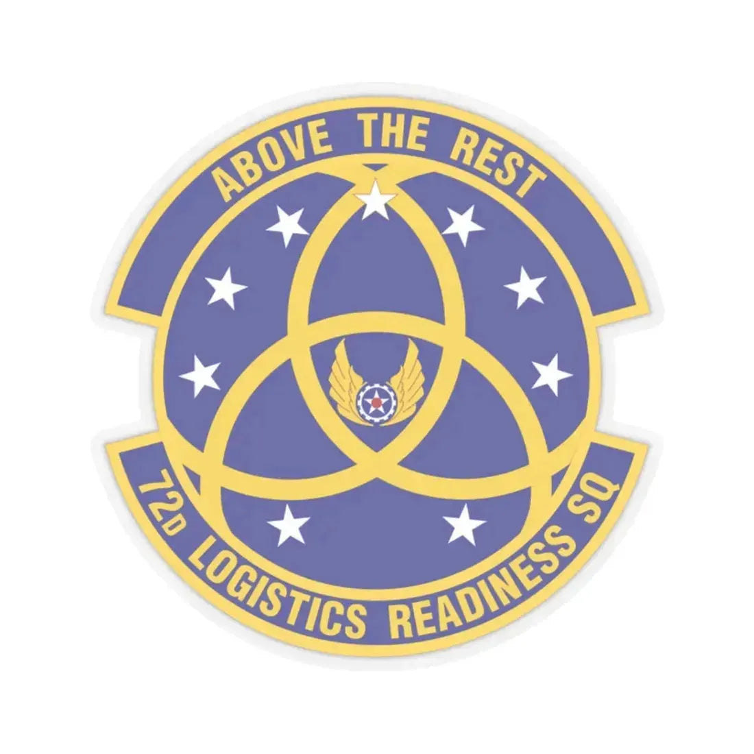 72nd Logistics Readiness Squadron (U.S. Air Force) STICKER Vinyl Kiss-Cut Decal 2 Inch Transparent - The Sticker Space