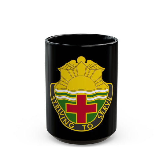 73 Field Hospital (U.S. Army) Black Coffee Mug-15oz-The Sticker Space