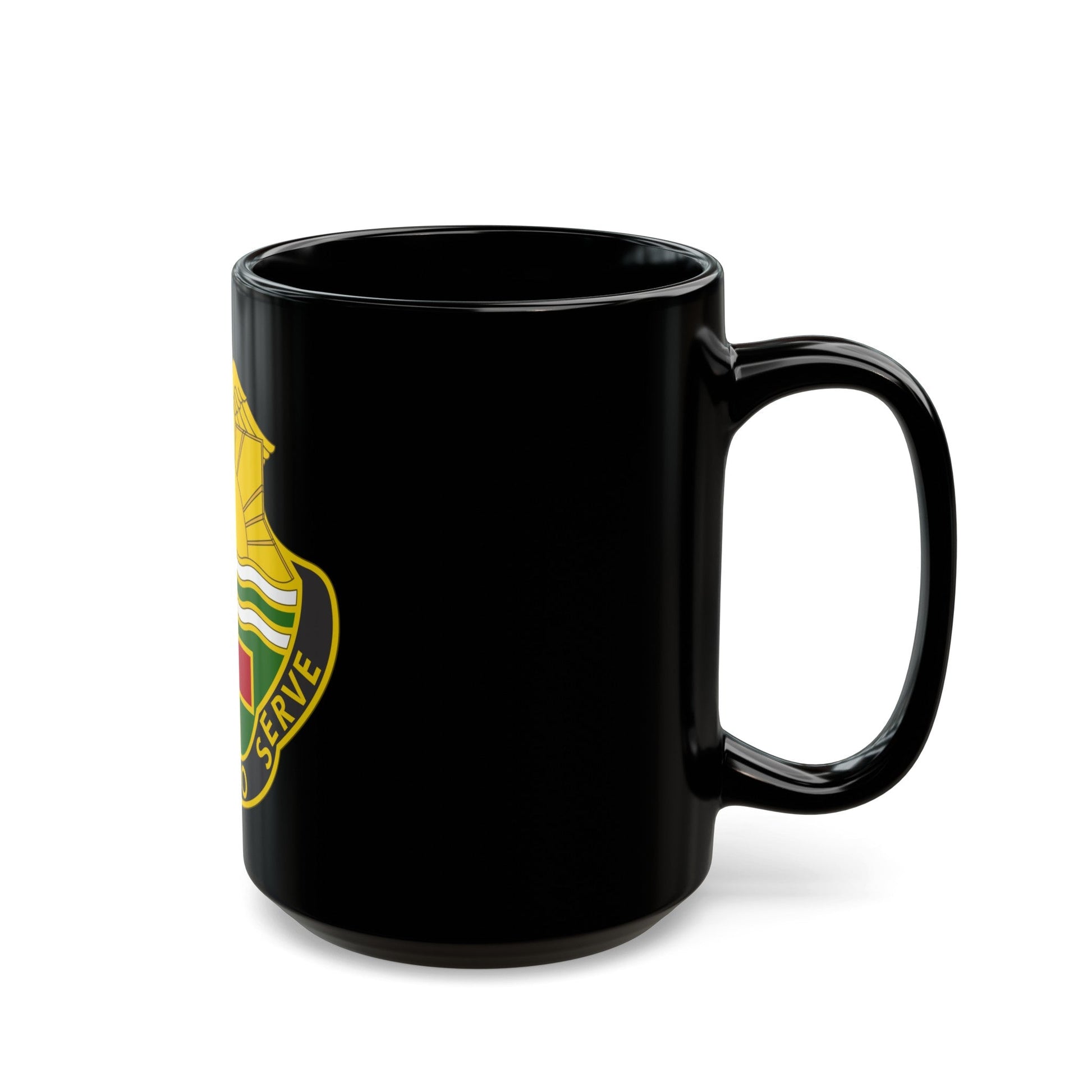 73 Field Hospital (U.S. Army) Black Coffee Mug-The Sticker Space