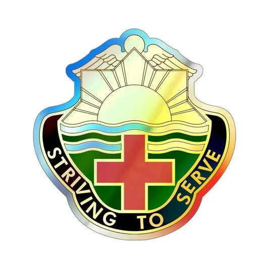 73 Field Hospital (U.S. Army) Holographic STICKER Die-Cut Vinyl Decal 6 Inch Holographic - The Sticker Space