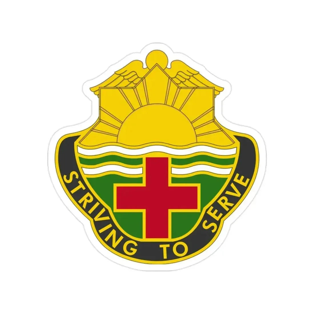 73 Field Hospital (U.S. Army) Transparent STICKER Die-Cut Vinyl Decal 2 Inch - The Sticker Space
