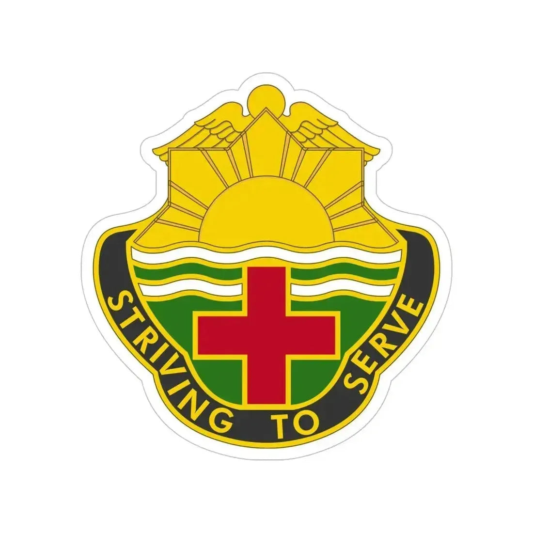 73 Field Hospital (U.S. Army) Transparent STICKER Die-Cut Vinyl Decal 6 Inch - The Sticker Space