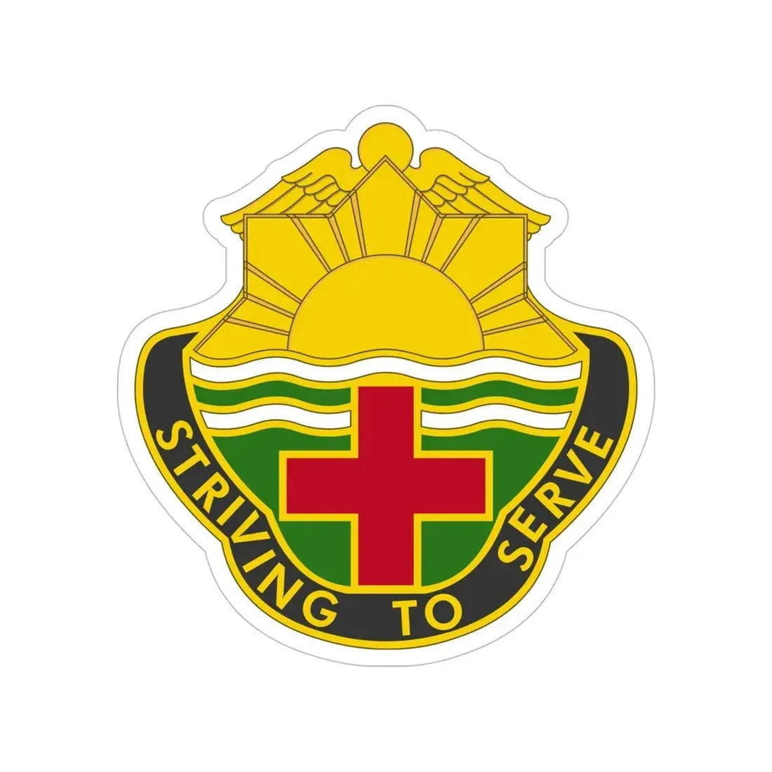 73 Field Hospital (U.S. Army) Transparent STICKER Die-Cut Vinyl Decal - The Sticker Space