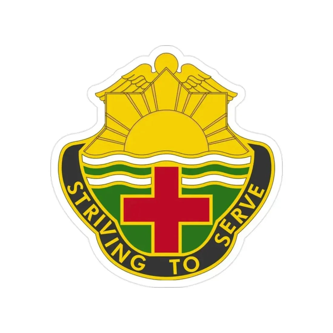 73 Field Hospital (U.S. Army) Transparent STICKER Die-Cut Vinyl Decal - The Sticker Space