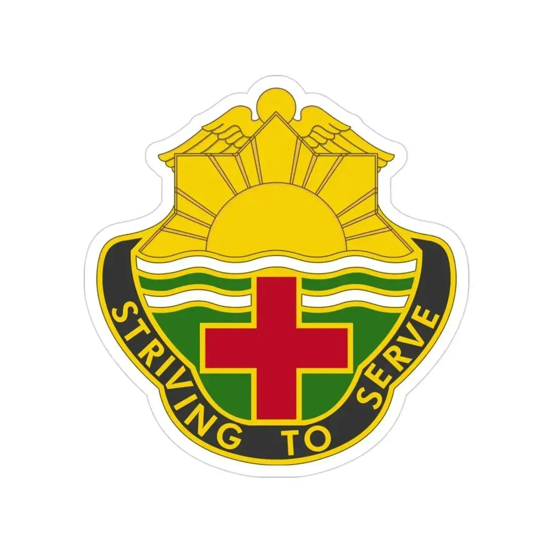 73 Field Hospital (U.S. Army) Transparent STICKER Die-Cut Vinyl Decal - The Sticker Space