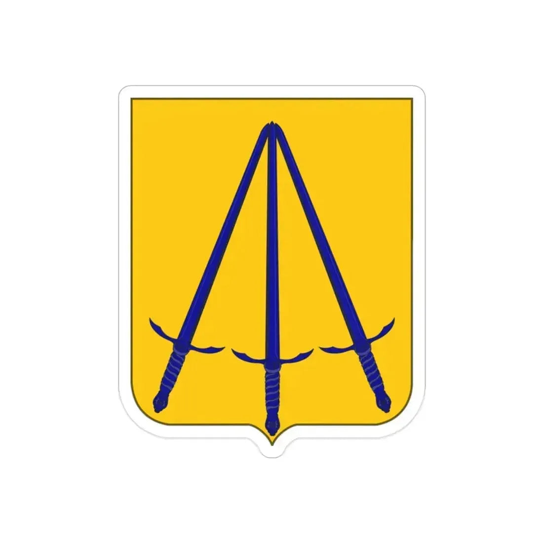 73 Ordnance Battalion 2 (U.S. Army) REVERSE PRINT Transparent Die-Cut STICKER 2 Inch Die-Cut Transparent - The Sticker Space