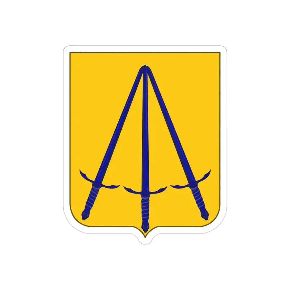 73 Ordnance Battalion 2 (U.S. Army) REVERSE PRINT Transparent Die-Cut STICKER 3 Inch Die-Cut Transparent - The Sticker Space