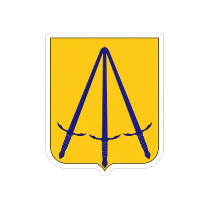 73 Ordnance Battalion 2 (U.S. Army) REVERSE PRINT Transparent Die-Cut STICKER 3 Inch Die-Cut Transparent - The Sticker Space