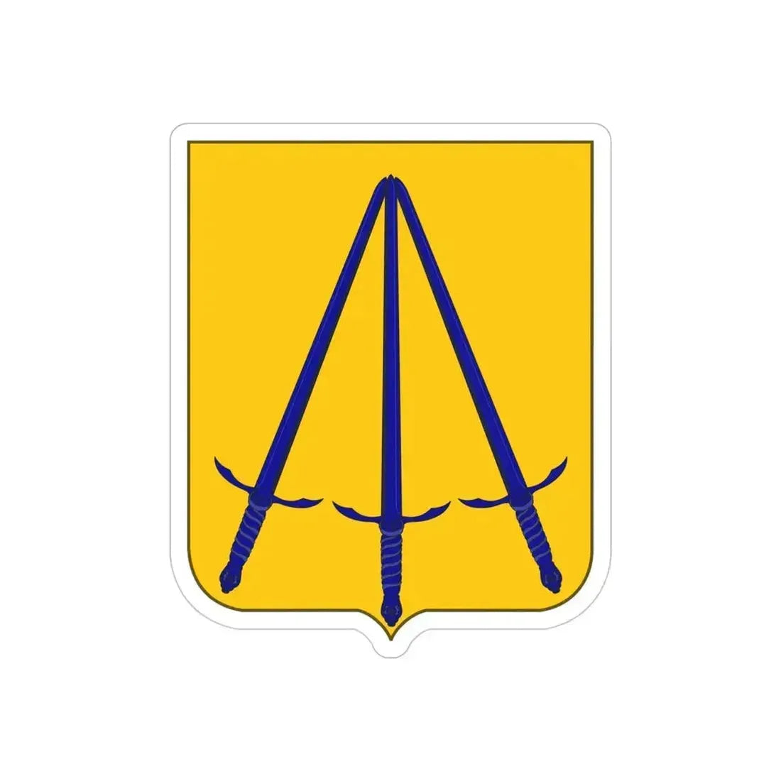 73 Ordnance Battalion 2 (U.S. Army) REVERSE PRINT Transparent Die-Cut STICKER 4 Inch Die-Cut Transparent - The Sticker Space