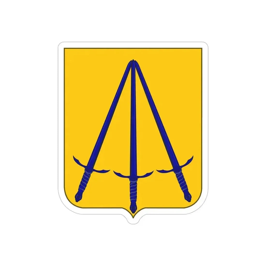 73 Ordnance Battalion 2 (U.S. Army) REVERSE PRINT Transparent Die-Cut STICKER 5 Inch Die-Cut Transparent - The Sticker Space