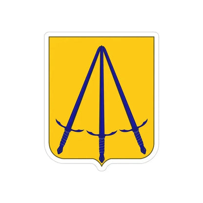 73 Ordnance Battalion 2 (U.S. Army) REVERSE PRINT Transparent Die-Cut STICKER 5 Inch Die-Cut Transparent - The Sticker Space