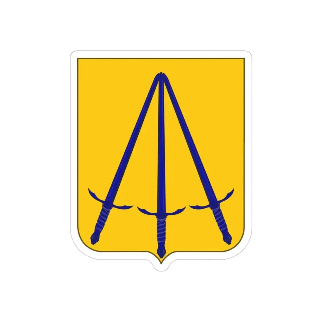 73 Ordnance Battalion 2 (U.S. Army) REVERSE PRINT Transparent Die-Cut STICKER - The Sticker Space