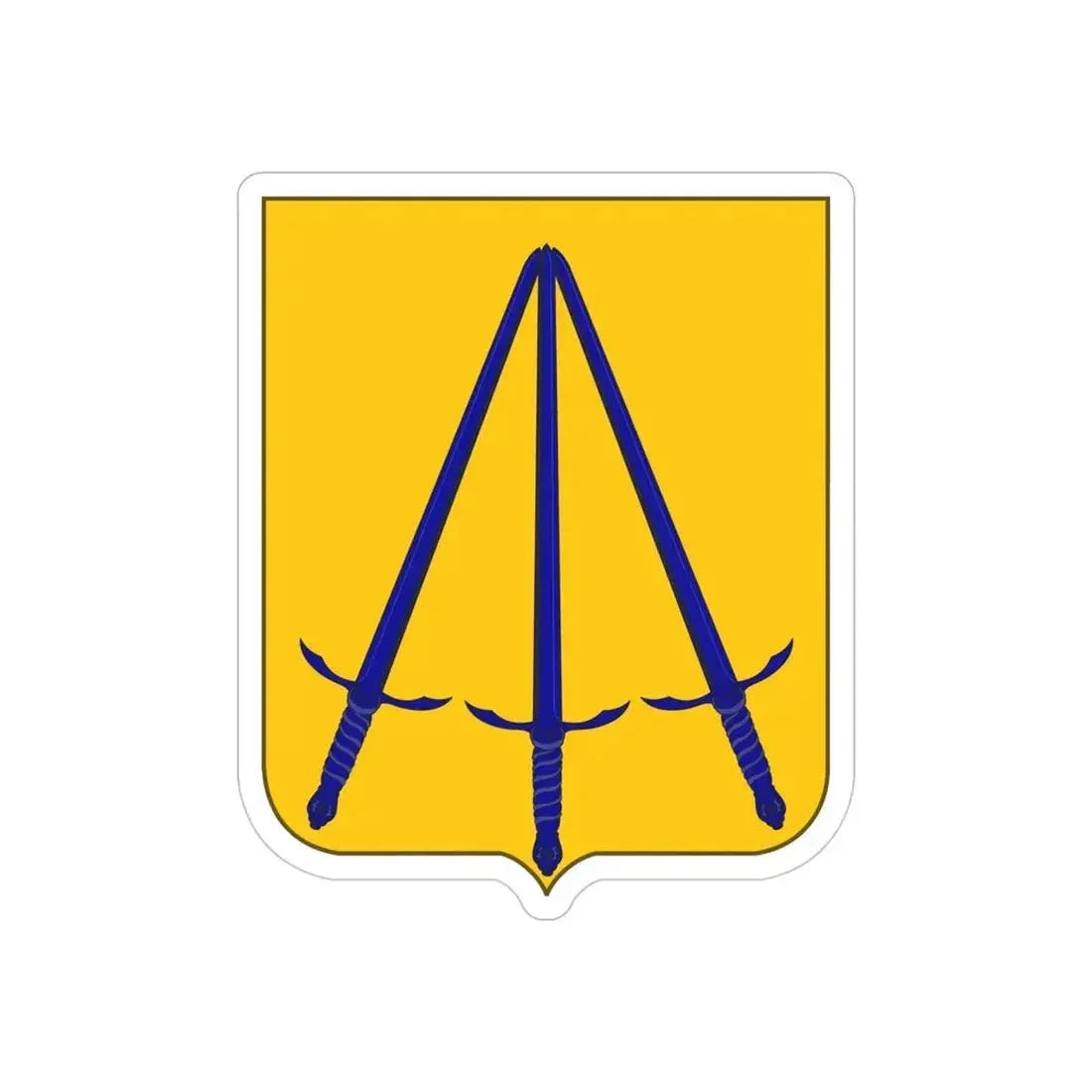 73 Ordnance Battalion 2 (U.S. Army) REVERSE PRINT Transparent Die-Cut STICKER - The Sticker Space