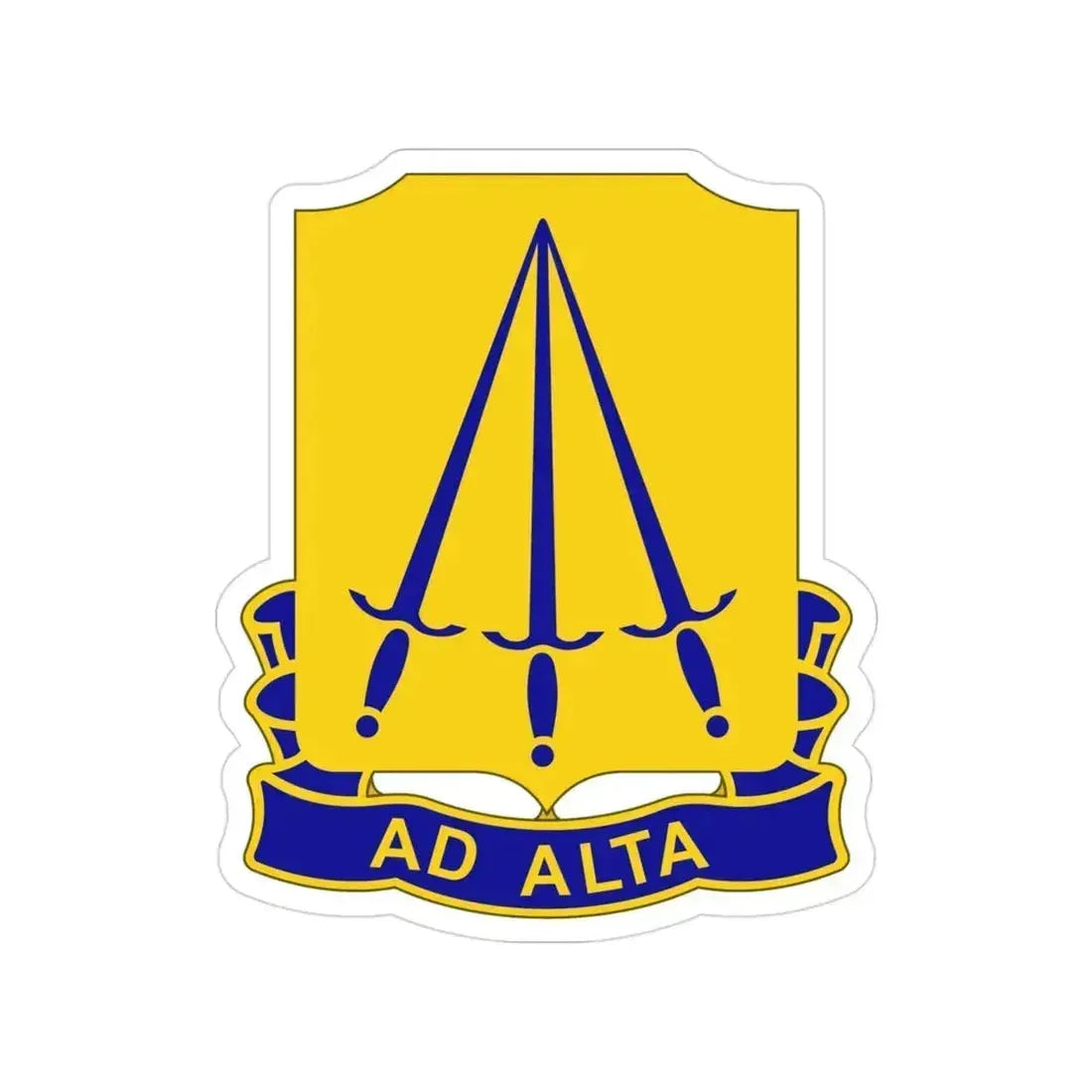 73 Ordnance Battalion (U.S. Army) Transparent STICKER Die-Cut Vinyl Decal 3 Inch - The Sticker Space