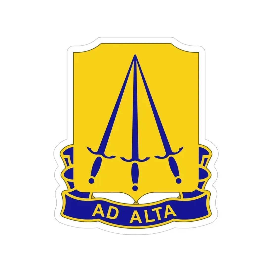 73 Ordnance Battalion (U.S. Army) Transparent STICKER Die-Cut Vinyl Decal 5 Inch - The Sticker Space