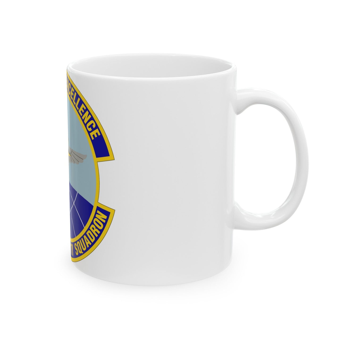 730 Air Mobility Squadron AMC (U.S. Air Force) White Coffee Mug-The Sticker Space