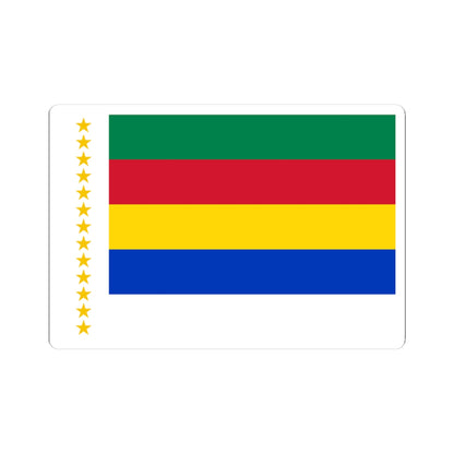 Flag of the State of Souaida state (Syria) STICKER Vinyl Kiss-Cut Decal