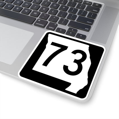 MO-73 (Missouri) (Road Sign) STICKER Vinyl Kiss-Cut Decal