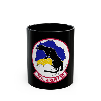 731 Airlift Squadron AFRC (U.S. Air Force) Black Coffee Mug-11oz-The Sticker Space