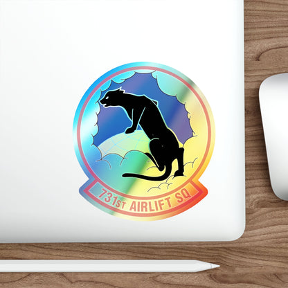 731 Airlift Squadron AFRC (U.S. Air Force) Holographic STICKER Die-Cut Vinyl Decal-The Sticker Space