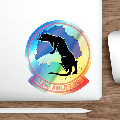 731 Airlift Squadron AFRC (U.S. Air Force) Holographic STICKER Die-Cut Vinyl Decal-The Sticker Space