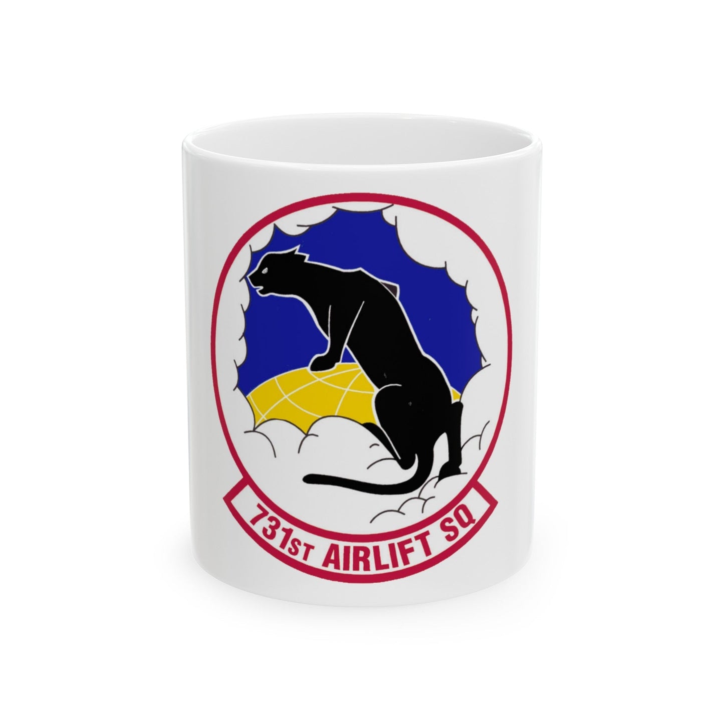 731 Airlift Squadron AFRC (U.S. Air Force) White Coffee Mug-11oz-The Sticker Space