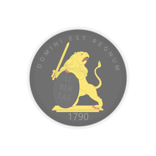 Coat of arms of United Belgian States - STICKER Vinyl Kiss-Cut Decal