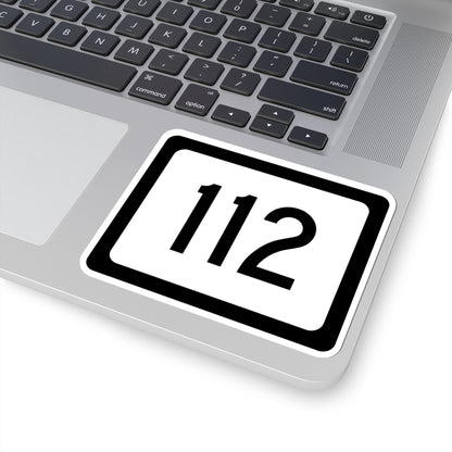 WV-112 (Virginia) (Road Sign) STICKER Vinyl Kiss-Cut Decal