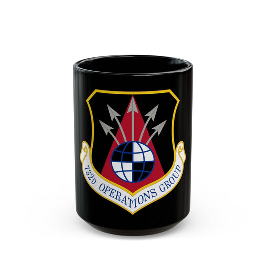 732 Operations Group AETC (U.S. Air Force) Black Coffee Mug-15oz-The Sticker Space