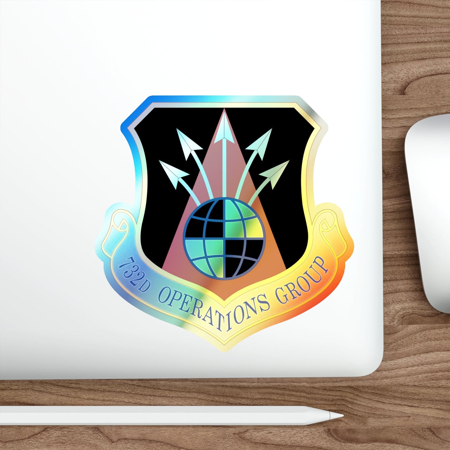 732 Operations Group AETC (U.S. Air Force) Holographic STICKER Die-Cut Vinyl Decal-The Sticker Space