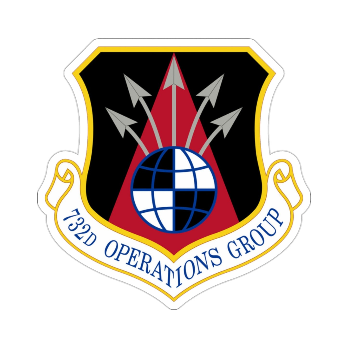 732 Operations Group AETC (U.S. Air Force) STICKER Vinyl Die-Cut Decal-2 Inch-The Sticker Space