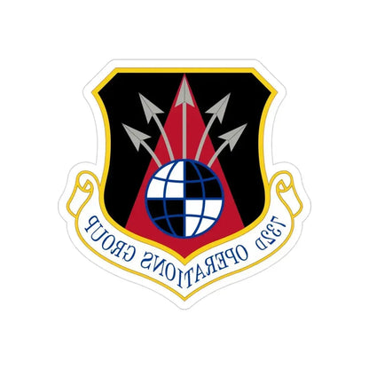 732 Operations Group AETC (U.S. Air Force) REVERSE PRINT Transparent Die-Cut STICKER - The Sticker Space