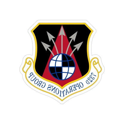 732 Operations Group AETC (U.S. Air Force) REVERSE PRINT Transparent Die-Cut STICKER - The Sticker Space