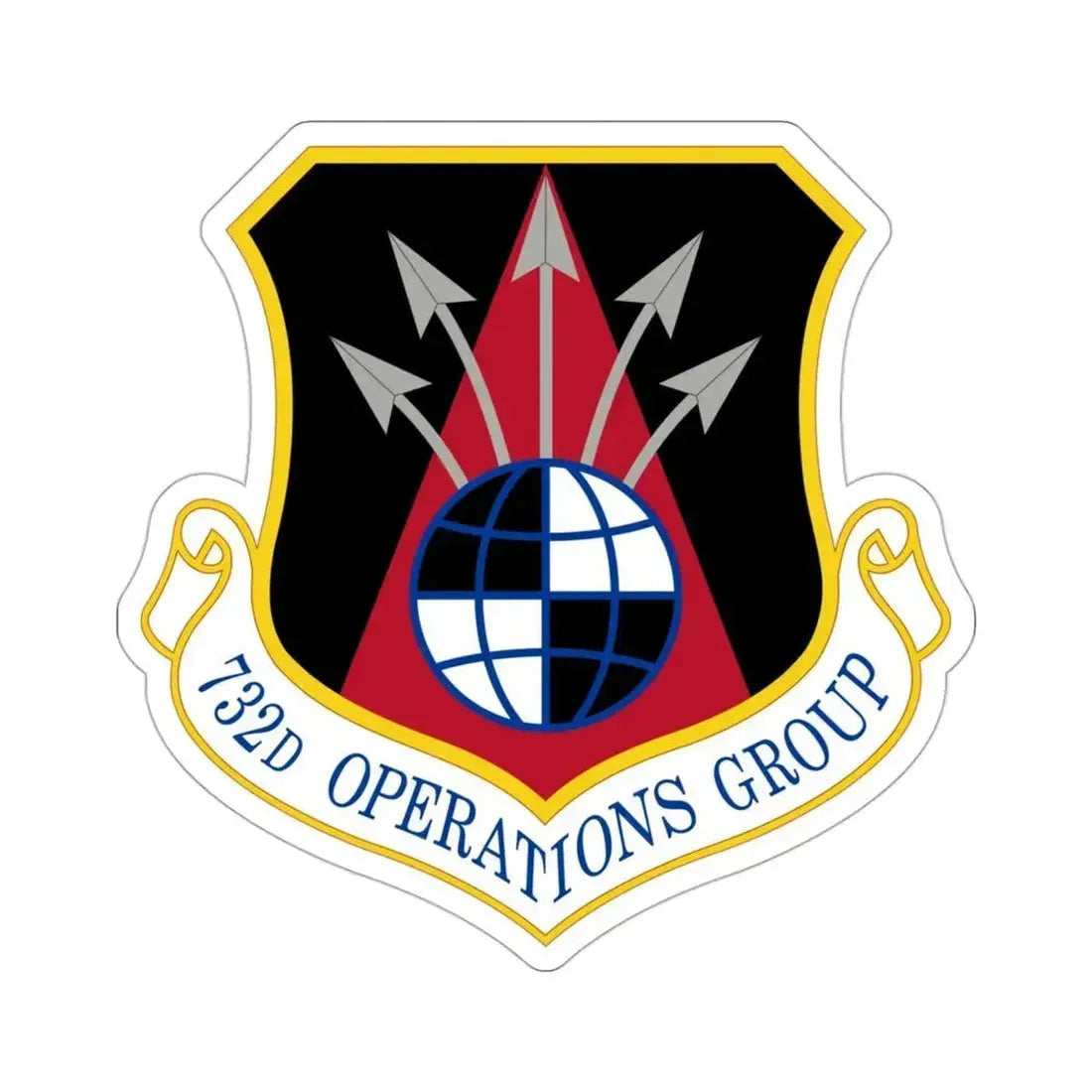 732 Operations Group AETC (U.S. Air Force) STICKER Vinyl Die-Cut Decal 3 Inch - The Sticker Space