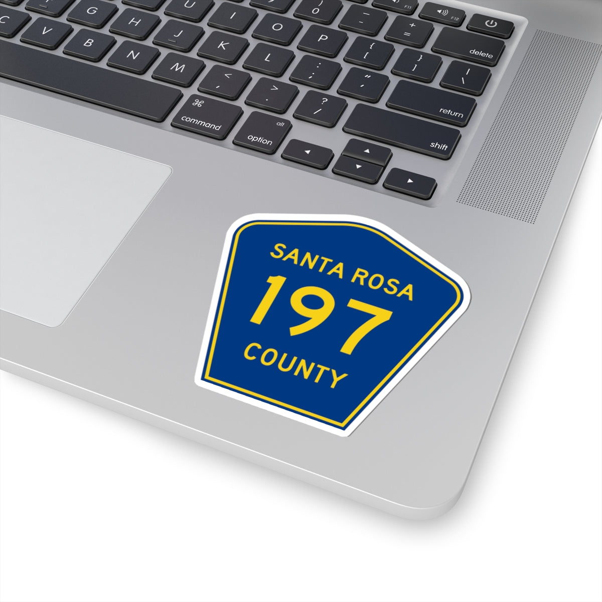 Santa Rosa County 197 (Florida) (Road Sign) STICKER Vinyl Kiss-Cut Decal