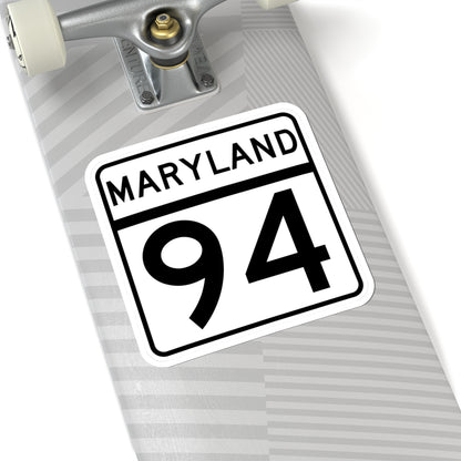 MD Route 94 (Maryland) (Road Sign) STICKER Vinyl Kiss-Cut Decal