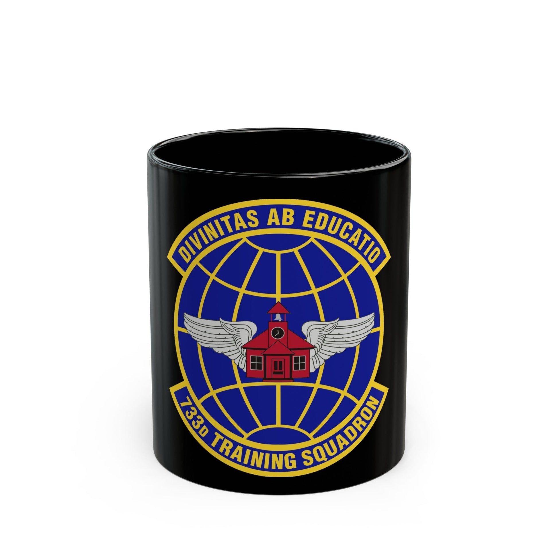 733 Training Squadron AFRC (U.S. Air Force) Black Coffee Mug-11oz-The Sticker Space