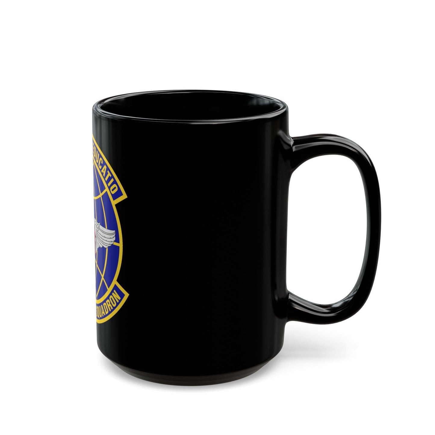 733 Training Squadron AFRC (U.S. Air Force) Black Coffee Mug-The Sticker Space