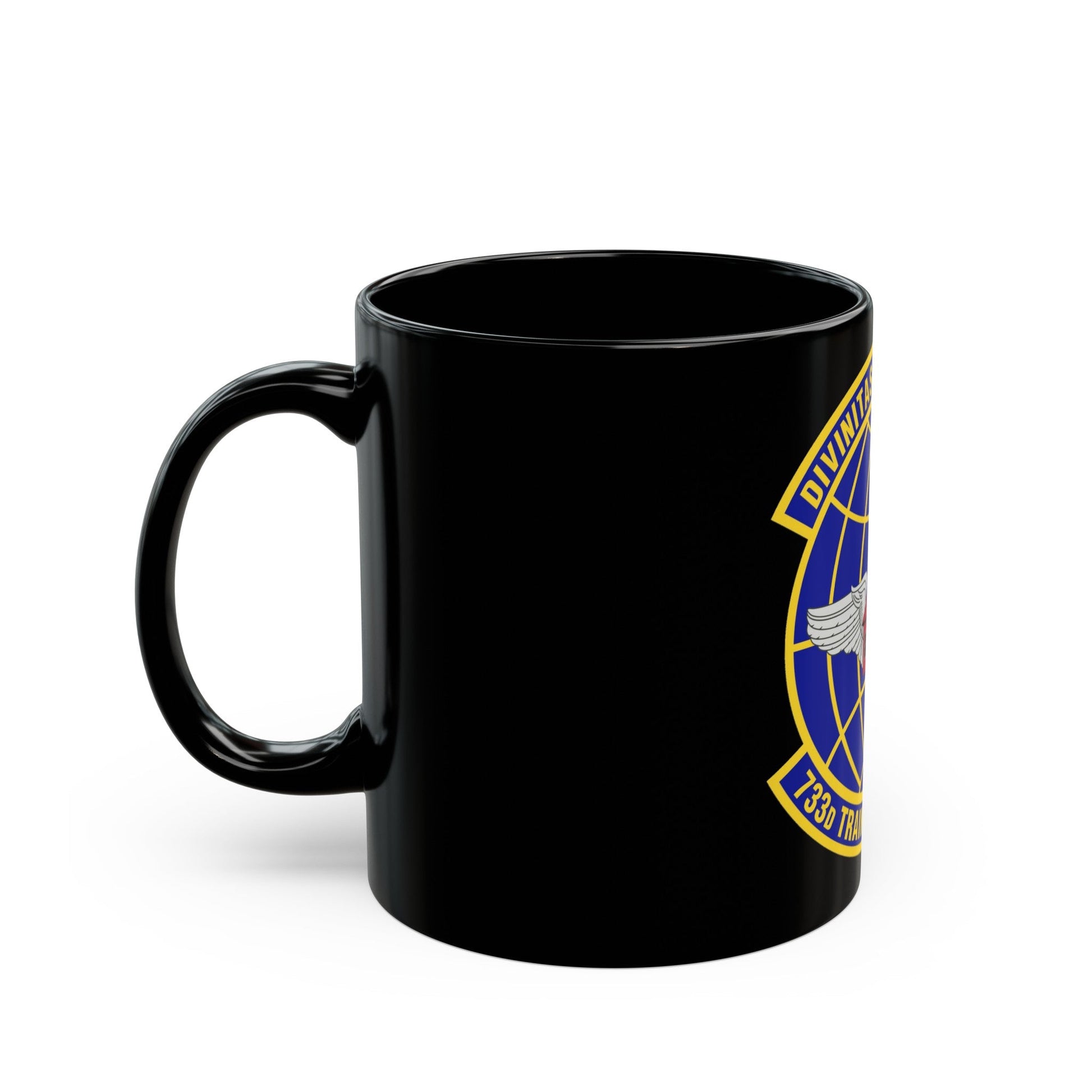 733 Training Squadron AFRC (U.S. Air Force) Black Coffee Mug-The Sticker Space