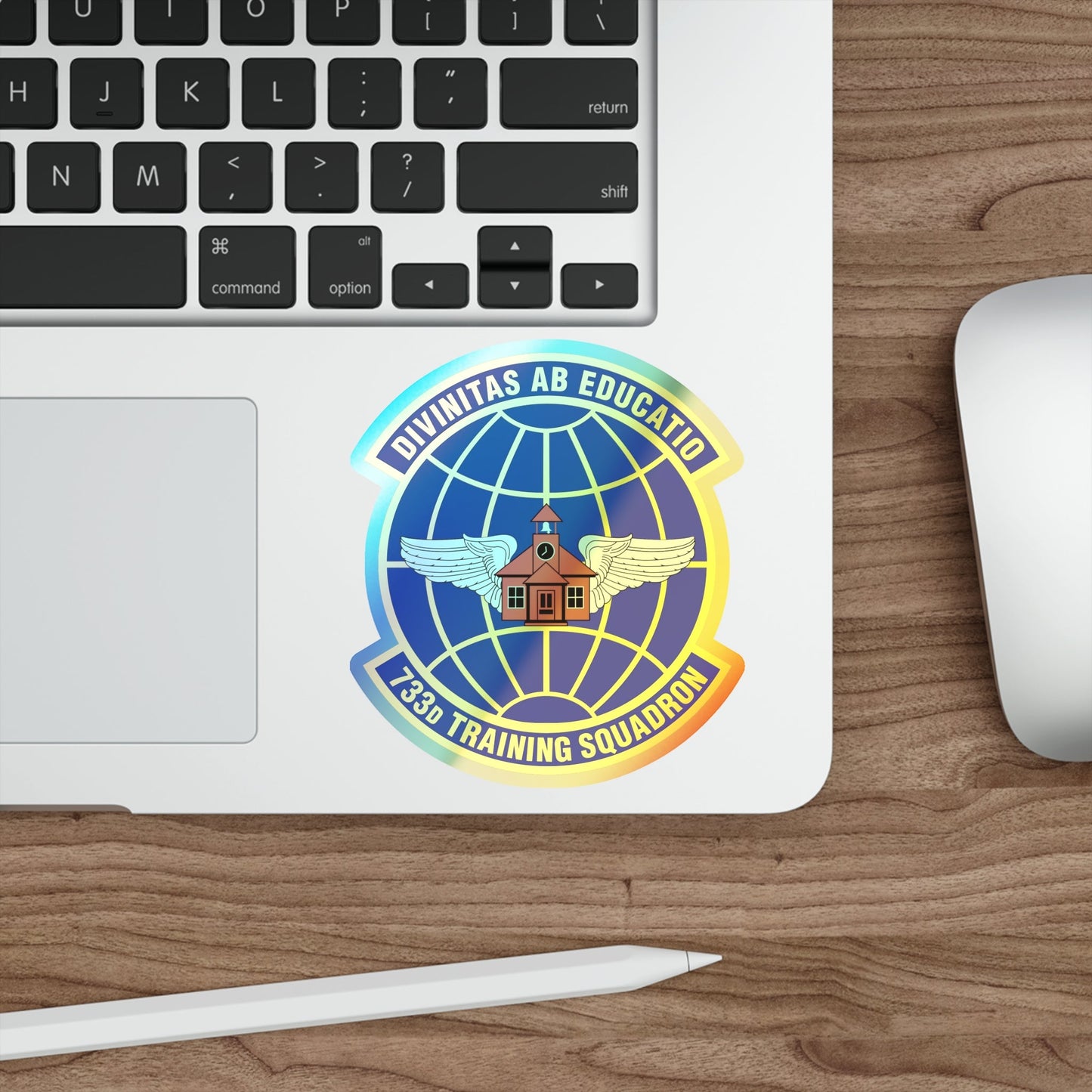 733 Training Squadron AFRC (U.S. Air Force) Holographic STICKER Die-Cut Vinyl Decal-The Sticker Space